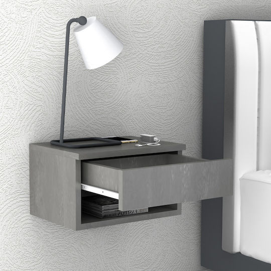 Mary Wooden Grey 40x30x23cm