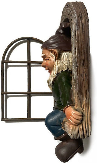 Decorațiune Pentru Grădină Alista Home Statuie De Grădină Elf Model Copac Rășină Decorațiune Pentru Grădină Elf Maro 14.5 X 8 X 15 Cm