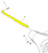 Husqvarna Schutz Kabel Gummi 343r-345rx-545rx-545rxt At-cc2245