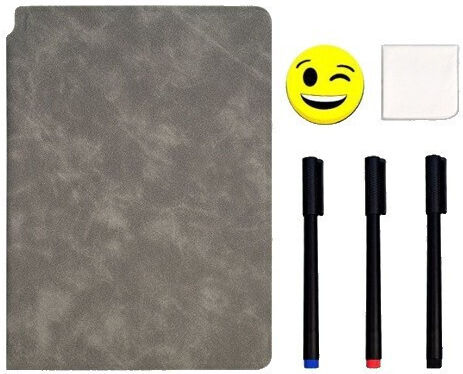 Alista Home Caiet A5 cu Pagini Albe Gri