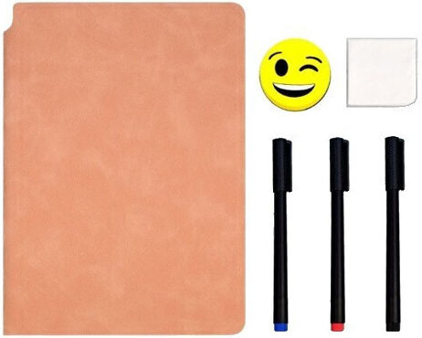 Alista Home Σημειωματάριο A5 με Λευκές Σελίδες Πορτοκαλί