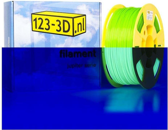 Real Filament PLA 3D Printer Filament 1.75mm Fluorescent Green 1kg