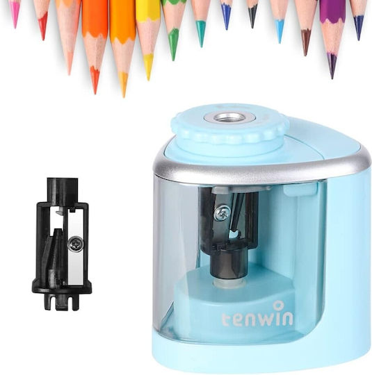 Ascuțitor Electric Semi-Automat Alista Home Plastic 2 Baterii Aa Nu Sunt Incluse 6.5 X 6.5 X 7.5 Cm Albastru