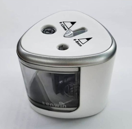 Ascuțitor Electric 2 Găuri Alista Home Gri 4 X Baterii Aa Nu Sunt Incluse 7.5 X 7.5 X 7.5 Cm Gri
