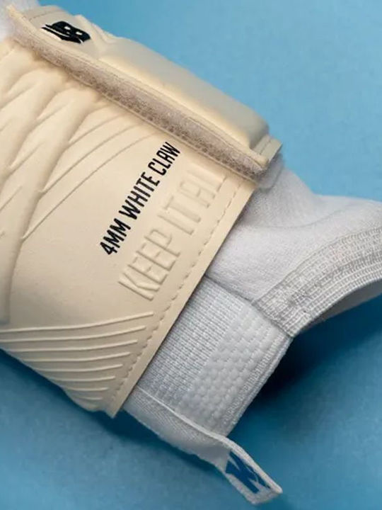 KEEPERsport Keeper Γάντια Τερματοφύλακα Ενηλίκων Λευκά