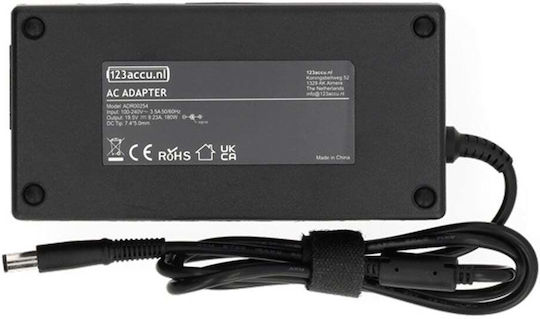 WS Xtreme Power Φορτιστής Laptop 180W 19.5V 9.23A για Dell χωρίς Καλώδιο Τροφοδοσίας