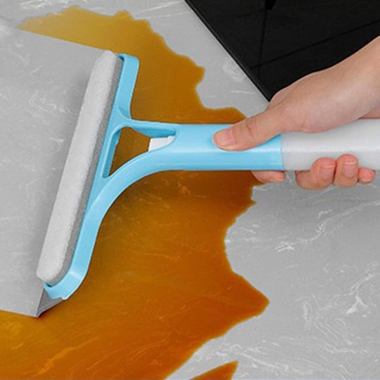Răzuitor De Curățare 3 În 1 Alista Home Multifuncțional Pentru Casă Mașină Sticlă Cu Pulverizator Răzuitor Din Silicon Burete 21,5 X 25,7 Cm Albastru