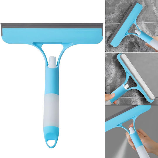 Răzuitor De Curățare 3 În 1 Alista Home Multifuncțional Pentru Casă Mașină Sticlă Cu Pulverizator Răzuitor Din Silicon Burete 21,5 X 25,7 Cm Albastru