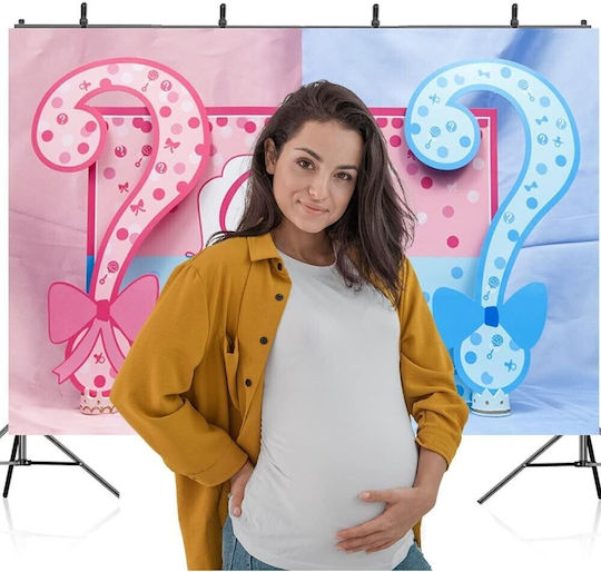 Banner Pentru Petrecere Alista Home Design Fata Baiat Tema Dezvăluire Gen 150 X 100 Cm Albastru Roz