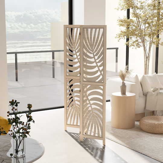 HomCom Wooden Room Divider 120x170cm