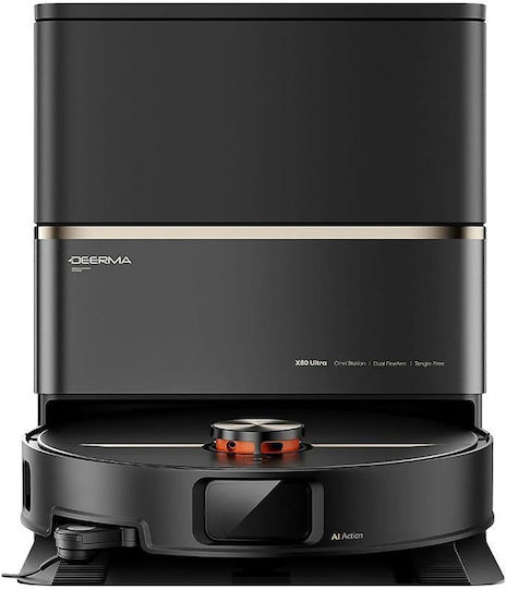 Deerma X80 Ultra Roboter-Staubsauger mit Laser-Kartierung und 23000Pa Saugkraft Schwarz