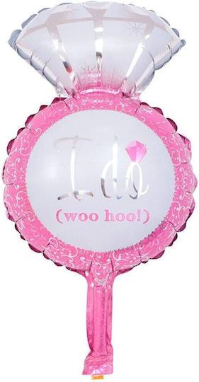 Hochzeitsluftballon Folie Rosa 46cm