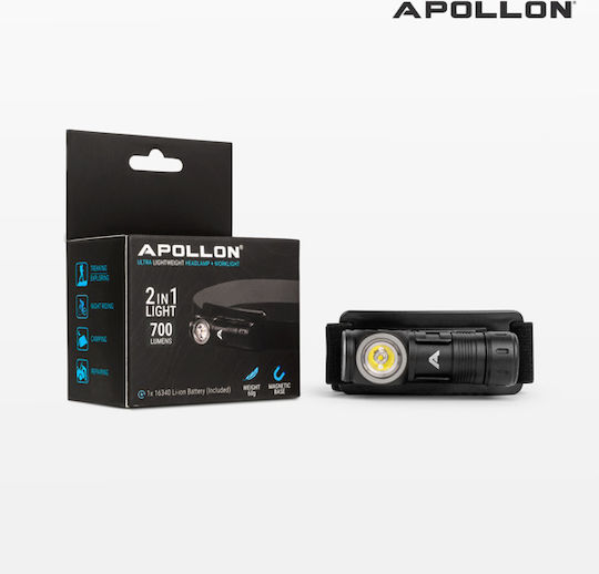 Apollon Headlamp LED with Maximum Brightness 700lm