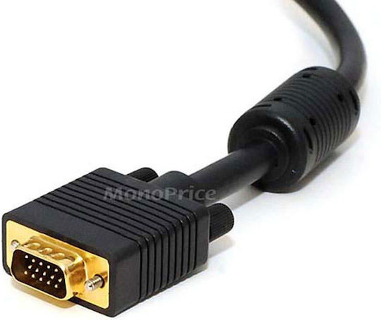 Monoprice Cablu VGA Masculin - VGA Masculin Negru 103572
