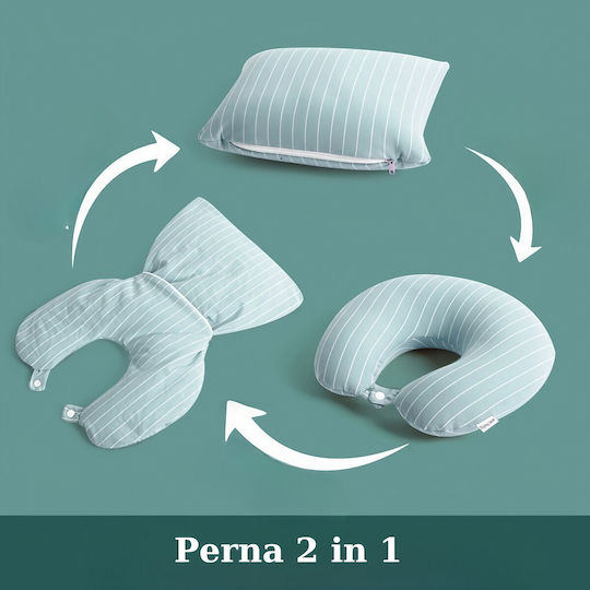 Alista Home Pernă De Călătorie Din Spumă De Memorie Verde