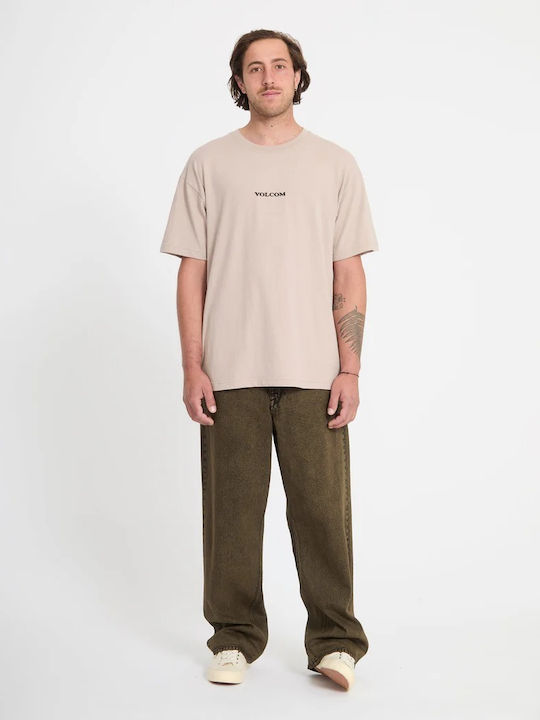 Stone T-shirt Μπεζ