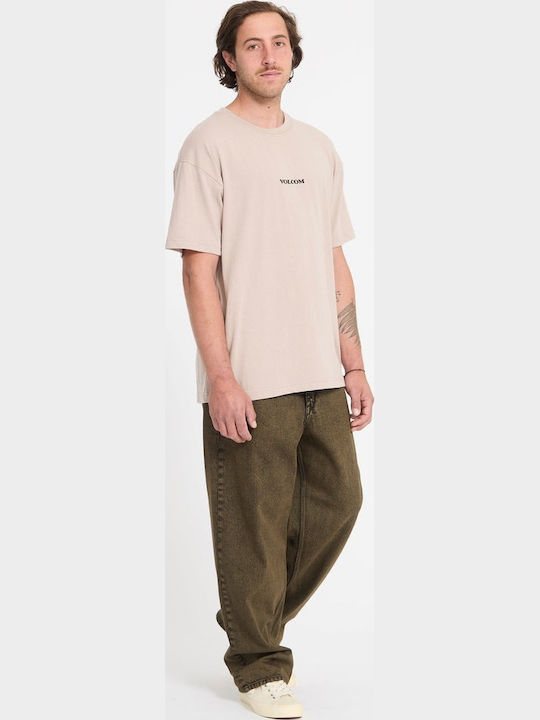 Stone T-shirt Μπεζ
