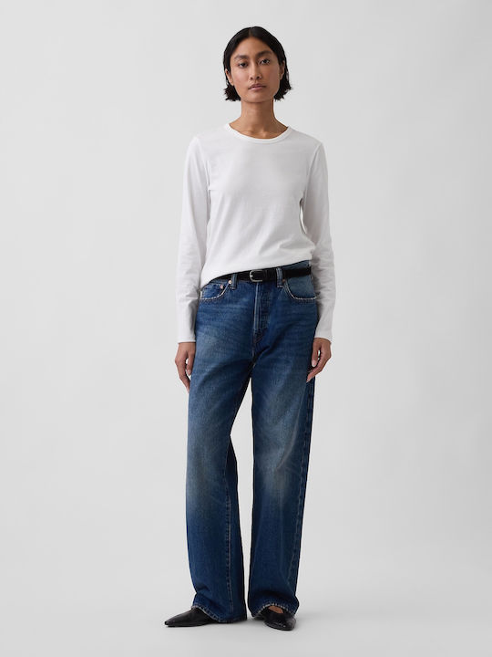 Women's Cotton Sweater Fresh White