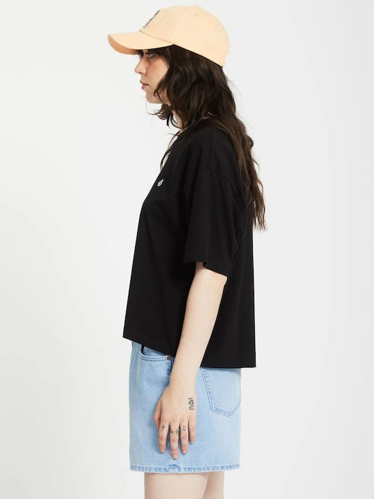 Stone Blanks Up Damen Bluse Schwarz