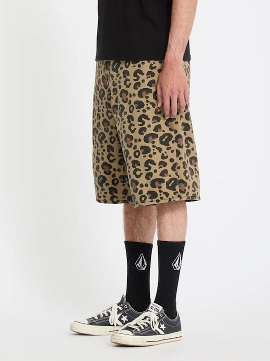Ανδρική Βερμούδα Τζιν Animal Print