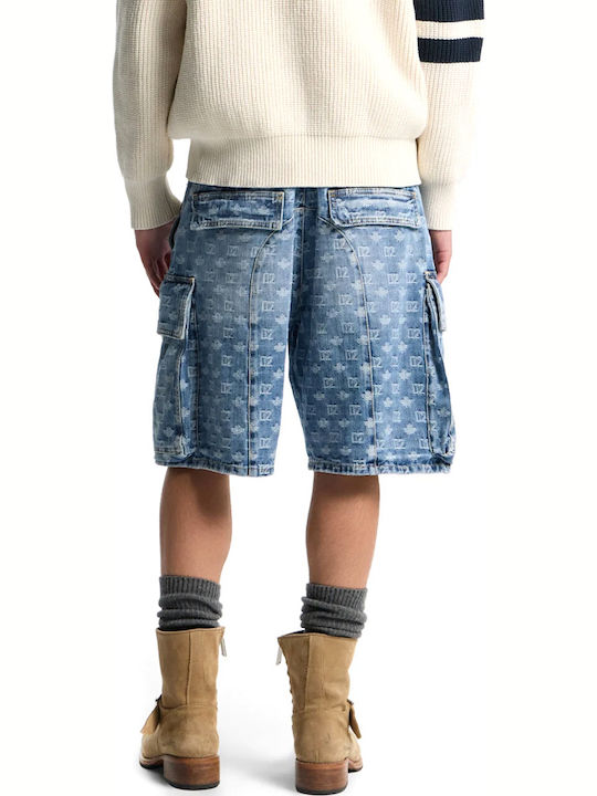 Dsquared2 Bermudă Cargo Albastră Bărbătească