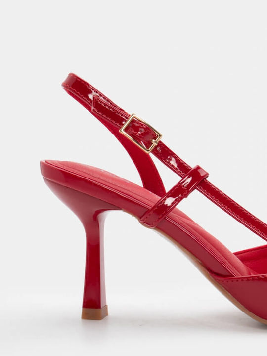 Pointed Toe Heels With High Heel Red