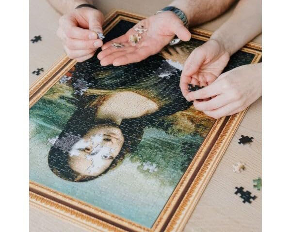 Trefl 37541 Puzzle 500 Piese Rama Artistică Mona Lisa Leonardo Da