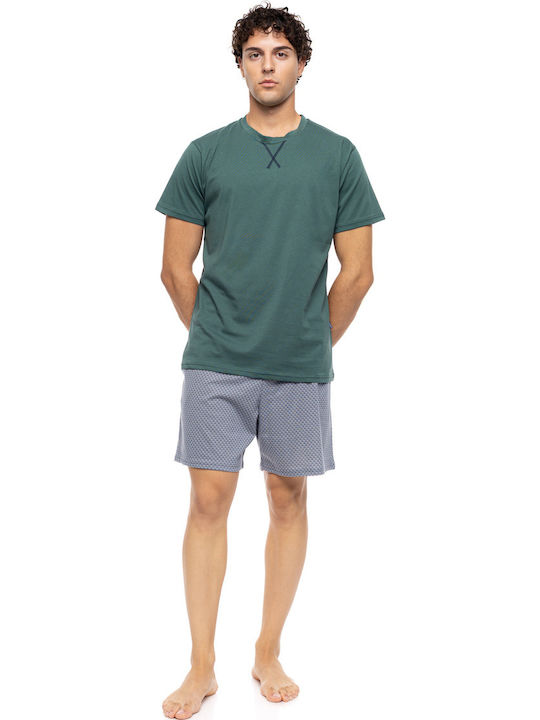 Ulisse Καλοκαιρινή Ανδρική Πιτζάμα Sea Green Ulisse Καλοκαιρινή Ανδρική Πιτζάμα Sea Green
