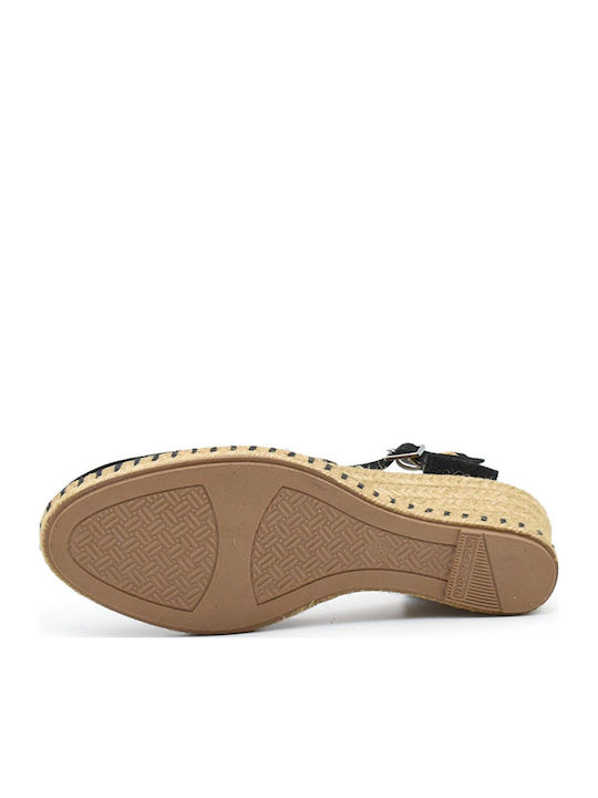 Summer Women's Black Serraje Platforms