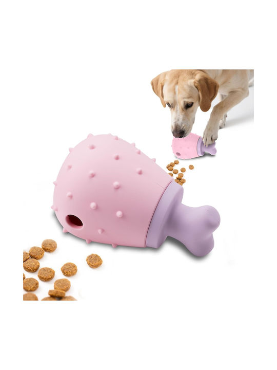 Fabric Dog Bone Toy Small Pink 1 Piece