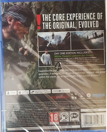 Metal Gear Solid Delta: Snake Eater Day One Edition PS5 Game