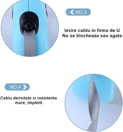 Alista Home Lesu Pliabil Pentru Câine Curea Verde 5m Până La 20kg