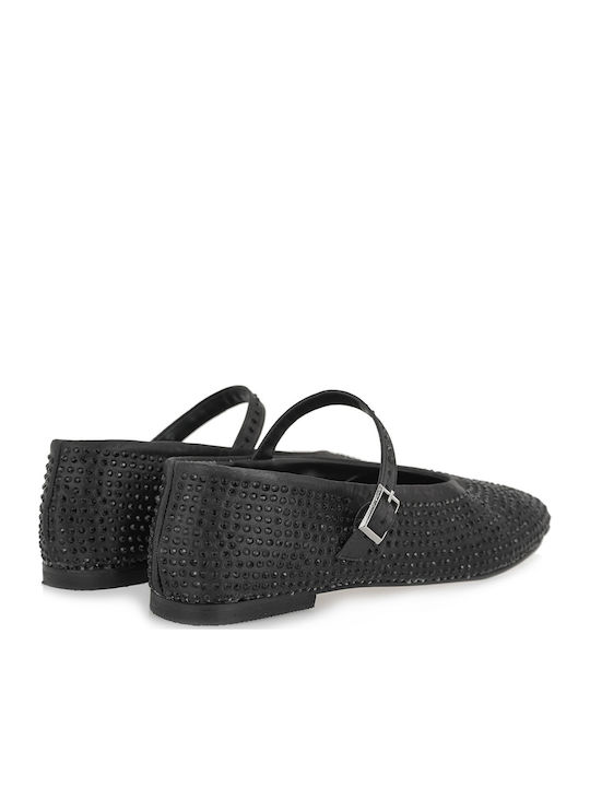 Pantofi Balerini Pentru Femei În Culoare Neagră