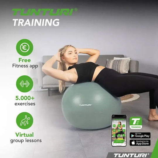 Tunturi Pilates Exercise Ball in Green Color