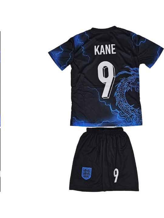 Kids Football Set Kane England National Team Special Dragon Edition Black Turquoise Balón De Oro Unisex Kids Ab138