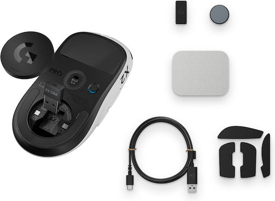 Logitech Pro X2 Superstrike Ασύρματο Laser Gaming Ποντίκι 44000 DPI Μαύρο