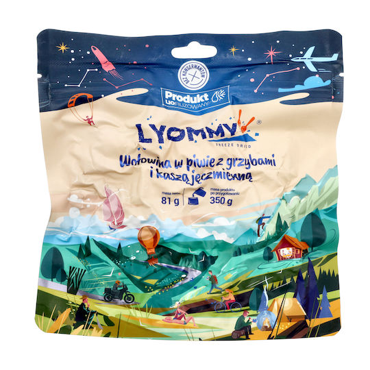 Lyommy Masa Gata Cu Carne 335kcal 350gr - 5 Ani
