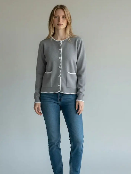 Women's Gray Cardigan