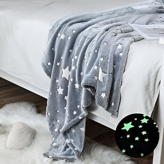 Alista Home Fleece Single Blanket 150x200cm Gray