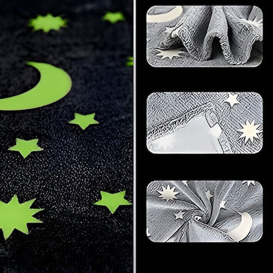 Alista Home Fleece Single Blanket 150x200cm Gray