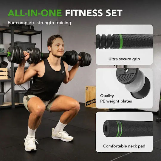 Tunturi Kettlebell Barbell Set 20 Kg