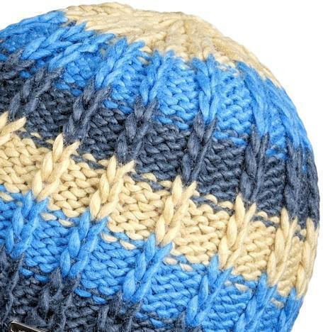Beanie Căciulă Tricotată Pentru Bărbați în Culoare Albastru Marin