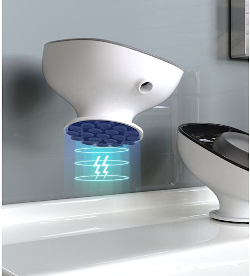 Alista Home Tavă De Săpun Din Plastic Cu Ventuză Gri