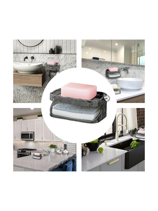 Alista Home Tavă De Săpun Din Sticlă Gri