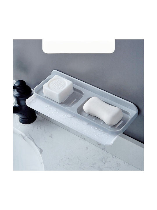 Alista Home Wandmontierte Keramik Seifenschale Grau