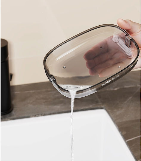 Alista Home Tavă De Săpun De Birou Din Sticlă Gri