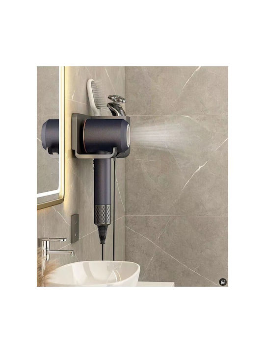 Alista Home Organizator Auto Montat Pe Perete Din Plastic Gri