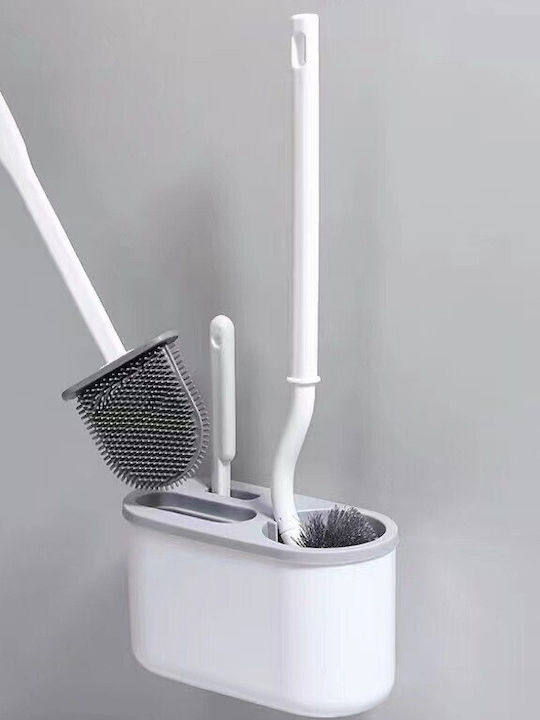 Alista Home Perie de Toaletă din Plastic Gri