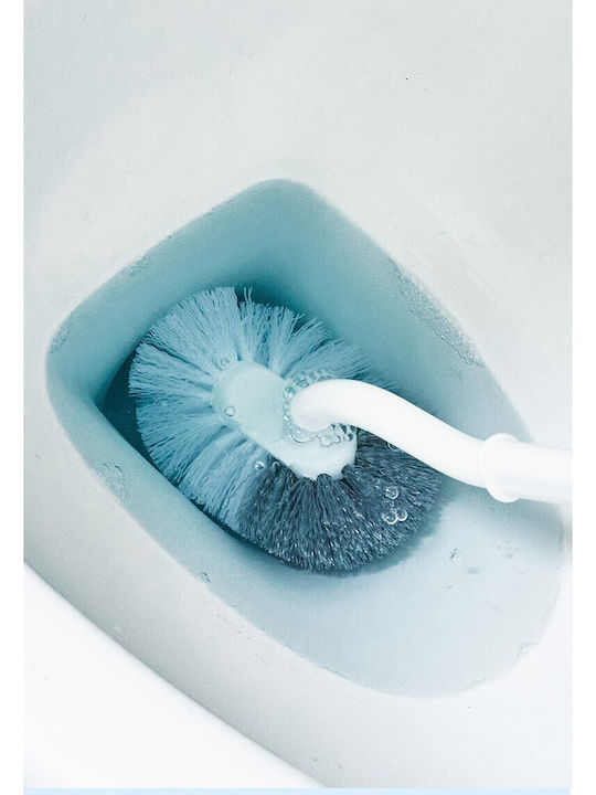 Alista Home Perie de Toaletă din Plastic pentru Baie Albă