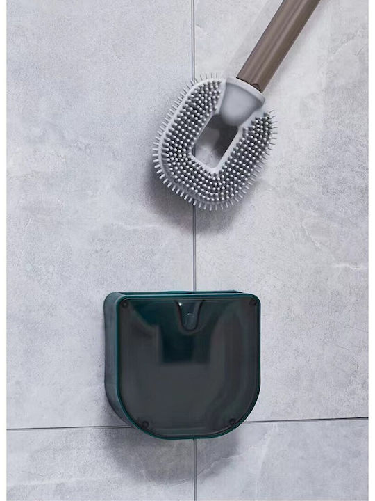 Alista Home Perie de Toaletă din Plastic Verde pentru Baie